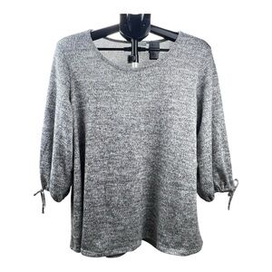 Gray Women's Crew Neck Sweater
